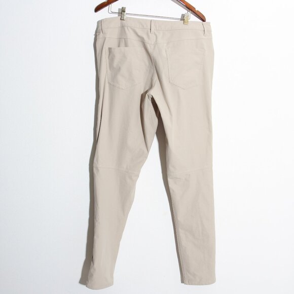 Lululemon ABC Skinny-Fit Pant 32.5" *Warpstreme Beige 5-Pocket Size 35 - Picture 10 of 12